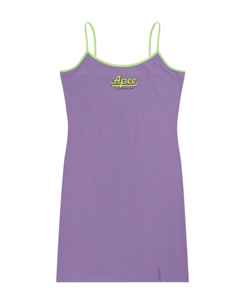 Peignoir Bape Logo print Violette Femme | AGJ-59536374